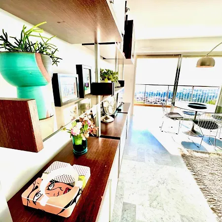 Riviera - Superbe Studio Piscine Et Parking - Fabron - Terrasse De Nicerama * Nice